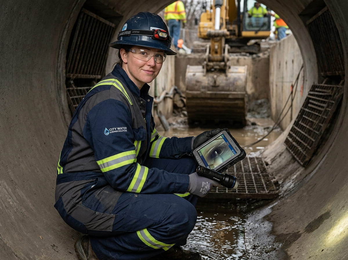 Sewer Line Inspection & Replacement in Gallaway